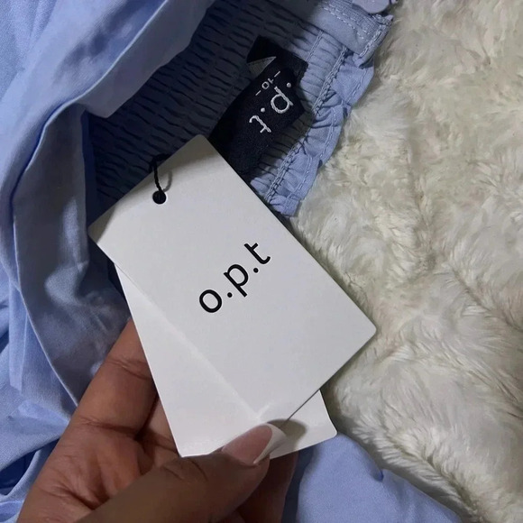 NWT O. P. T Women’s Nalle Light Blue Dress - Picture 14 of 16